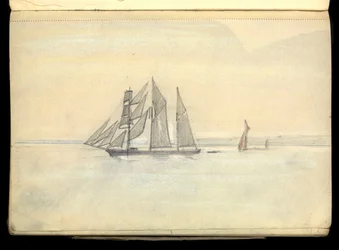 Paisaje marino, Cuaderno de bocetos