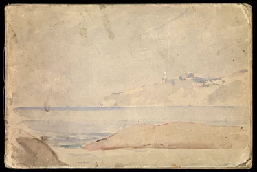 Paisaje marino, cuaderno de bocetos