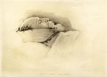 Dickens, el día después de su muerte, 1870