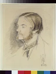 Retrato de Holman Hunt, 1854