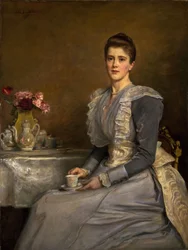 Retrato de Mary Endicott d.1957, Sra. Joseph Chamberlain, 1890-91