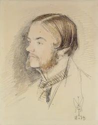 Retrato de William Holman Hunt, 1854