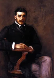 Sir Arthur Seymour Sullivan (1842 - 1900). Pintura de J. E. Millais. National Portrait Gallery, Londres