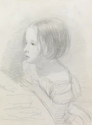 Boceto de una niña