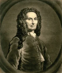 Retrato del matemático francés Abraham de Moivre
