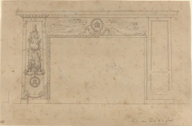 Diseño para la Chimenea en la Sala del Trono, Palacio de Buckingham
