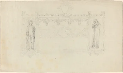 Diseño para el Monumento Simcoe, Catedral de Exeter