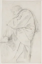 Hombre envuelto en pensamientos, c.1790