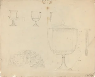 Hoja de estudios [recto y verso]