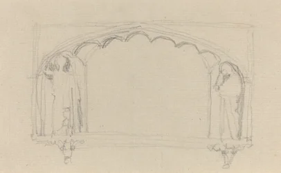 Boceto para un Monumento Gótico (¿el Monumento Simcoe?)