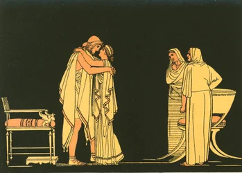 El encuentro de Ulises y Penélope