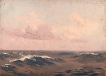 Paisaje marino, c.1900 (óleo sobre lienzo)