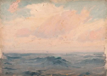 Paisaje marino, c.1900 (óleo sobre lienzo)