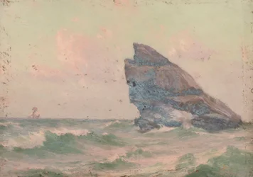 Paisaje marino, c.1900 (óleo sobre lienzo)