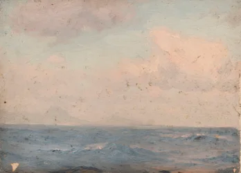Paisaje marino, c.1900 (óleo sobre lienzo)