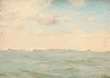 Paisaje marino, c.1900 (óleo sobre lienzo)