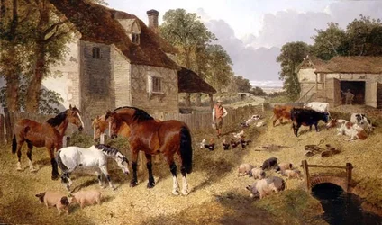 Escena de corral