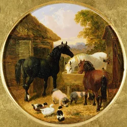 Escena de corral