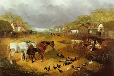 Un corral en primavera