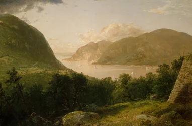 Escena del río Hudson