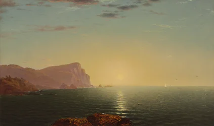 Amanecer en Nueva Inglaterra, c.1863
