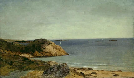 Costa rocosa, c. 1860