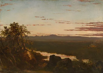 Paisaje al atardecer