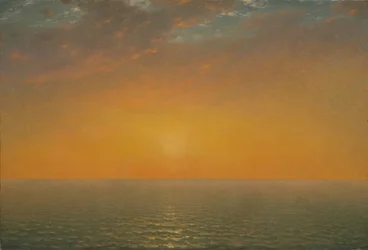 Puesta de sol en el mar, 1872