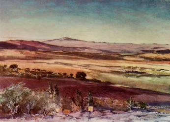 Monte Hermón desde las laderas de Tabor, 1902