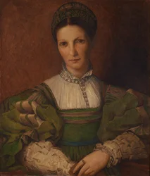 Retrato de una dama, según Sebastiano Del Piombo