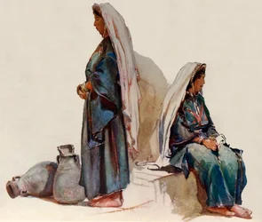 Estudios de mujeres campesinas sirias, 1902