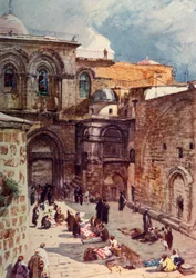 El Patio de la Iglesia del Santo Sepulcro, 1902
