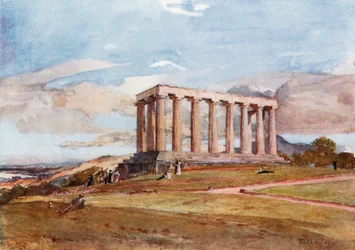 El Monumento Nacional en Calton Hill