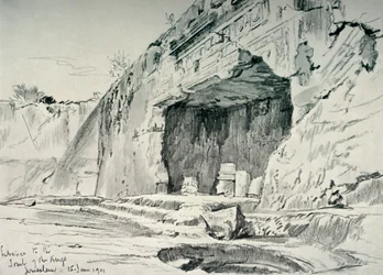 Las llamadas Tumbas de los Reyes, 1902