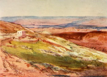 El Valle del Jordán desde el Monte de los Olivos, 1902