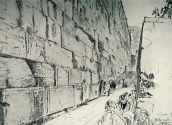 El Muro de las Lamentaciones, 1902