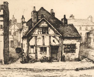 Casa vieja, Calle Salop, Wolverhampton, de 