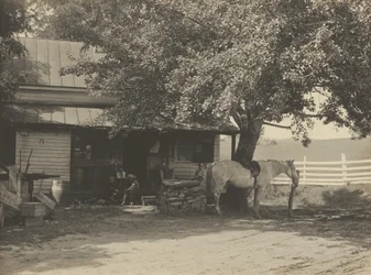 Tienda rural y oficina de correos,1890-1900 (foto)