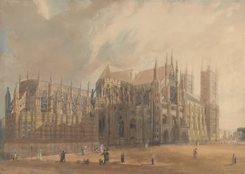 Vista noreste de la Abadía de Westminster