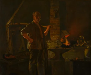 El herrero del pueblo, c.1900