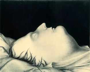Napoleón en su lecho de muerte, 1821, 1921