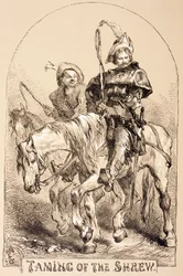 Ilustración para La fierecilla domada, de 