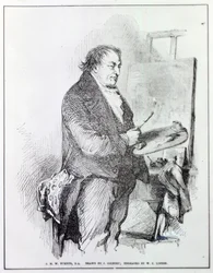 Joseph Mallord William Turner, grabado por W.J. Linton, c.1837