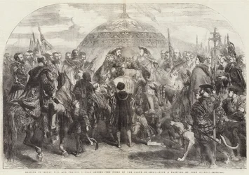 Encuentro de Enrique VIII y Francisco I cerca de Ardres, el Campo del Paño de Oro