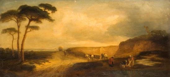 Paisaje con figuras