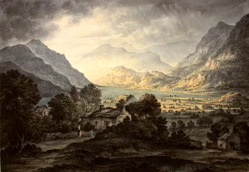 Place Fell y Hellvellyn, Ullswater, desde Gowbarraow Park