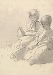 Dos niñas pequeñas