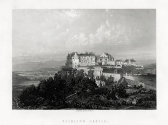 Castillo de Stirling, Escocia, 1883