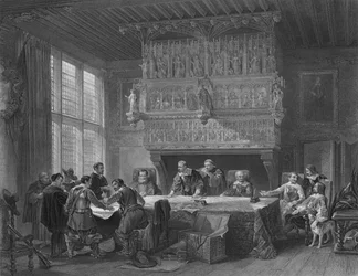 El Consejo de Guerra en Courtray, 1854