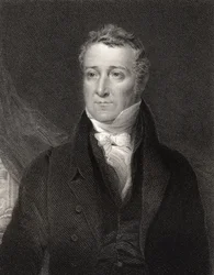 William Huskisson, grabado por John Cochran, de 